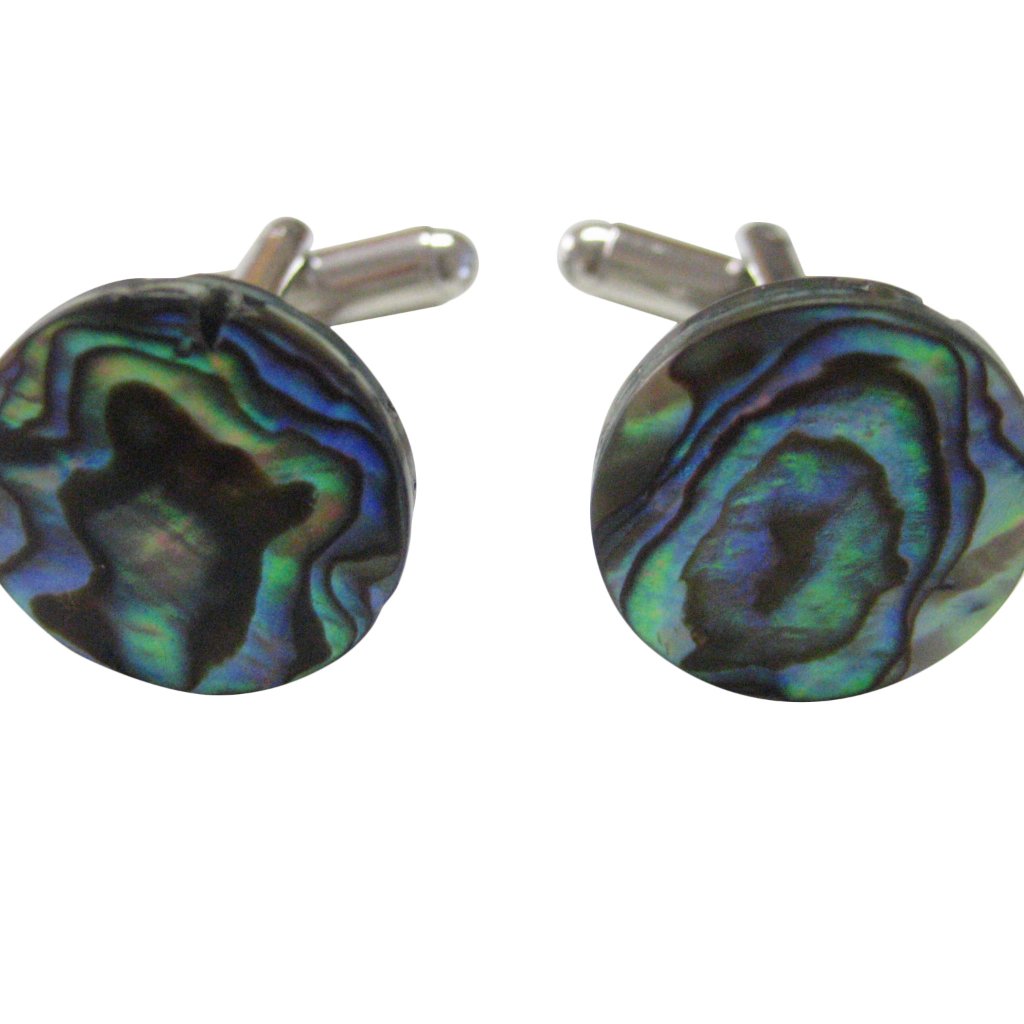 Circle Shell Cufflinks